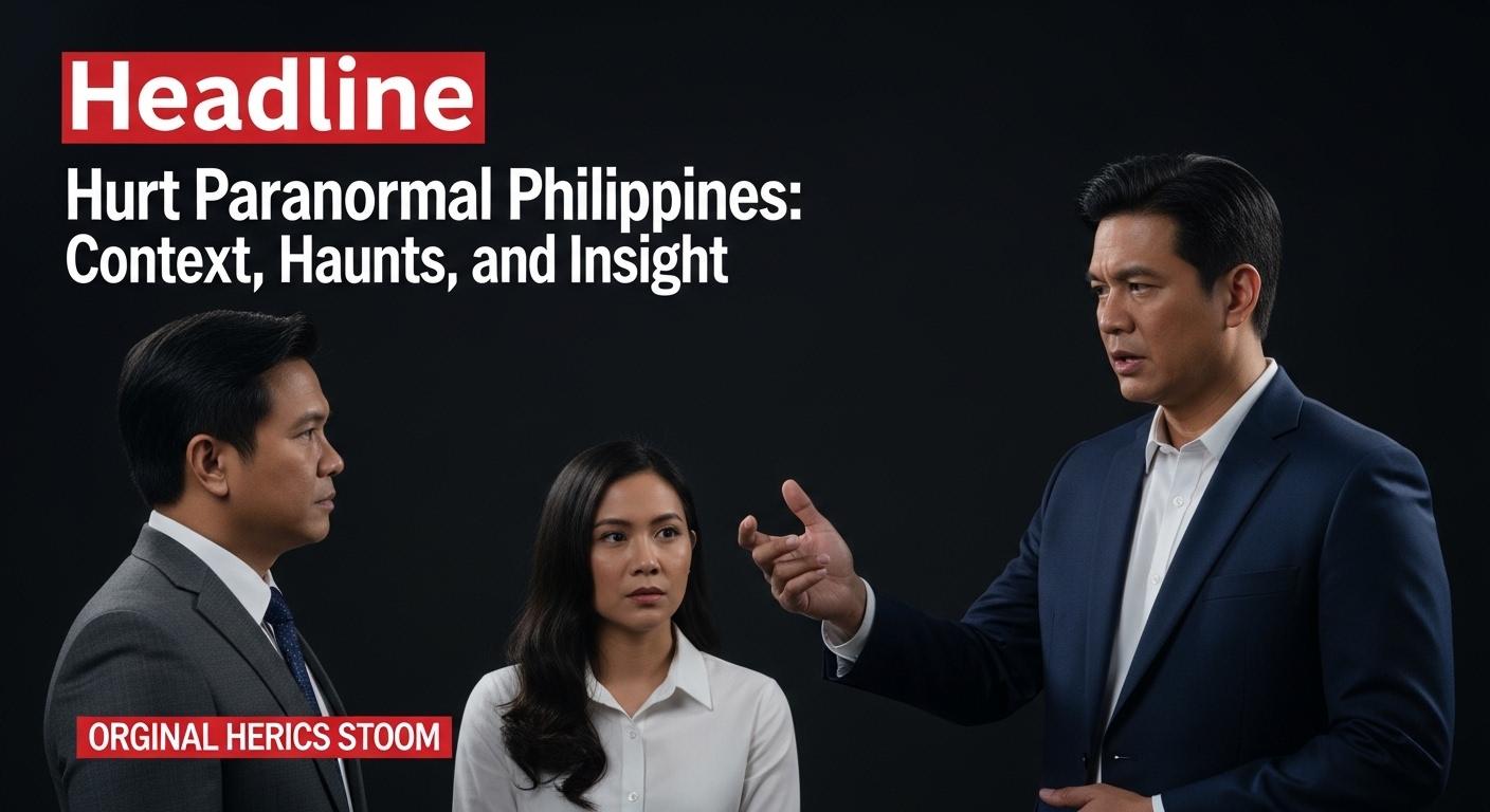 Nighttime Philippine street with a silhouette amid fog