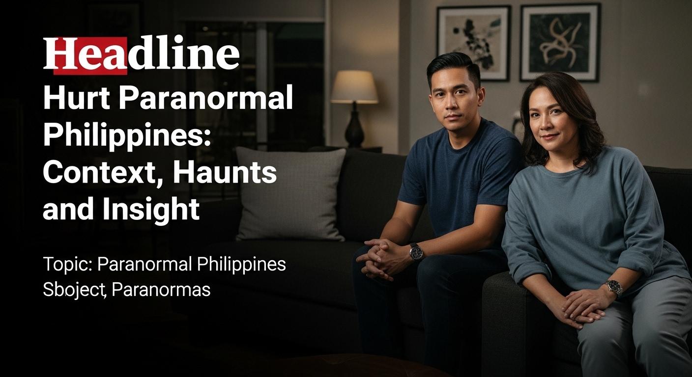 Nighttime Philippine street with a silhouette amid fog