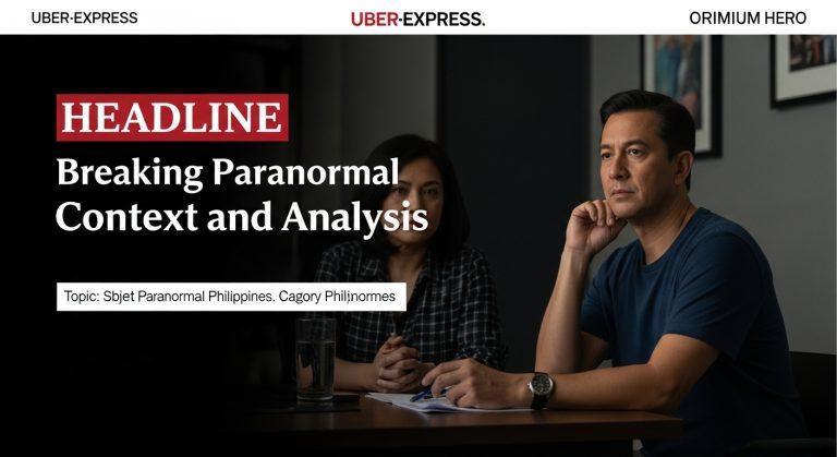 Nighttime Philippine street with a ghostly silhouette by a lamppost