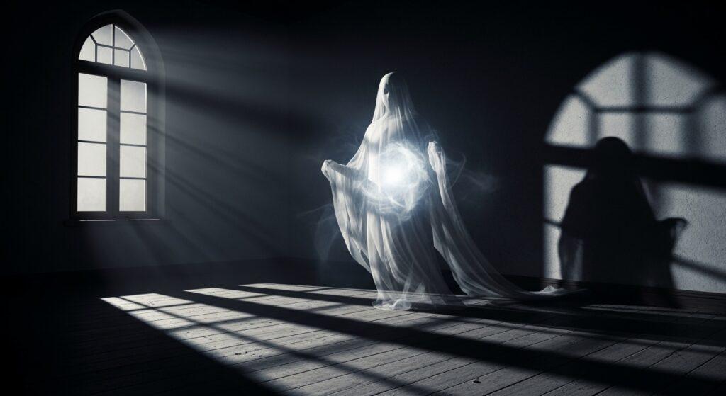 ghost shadow dark room paranormal