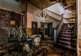 abandoned haunted building dark atmosphere